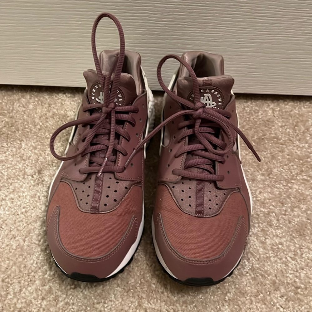 Pink Air Huarache’s by Nike. Size 10